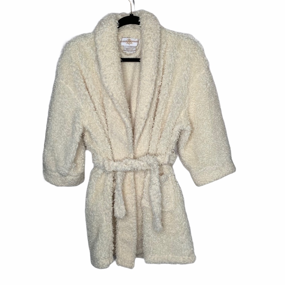 Aegean Apparel women’s Teddy Bear short robe XL